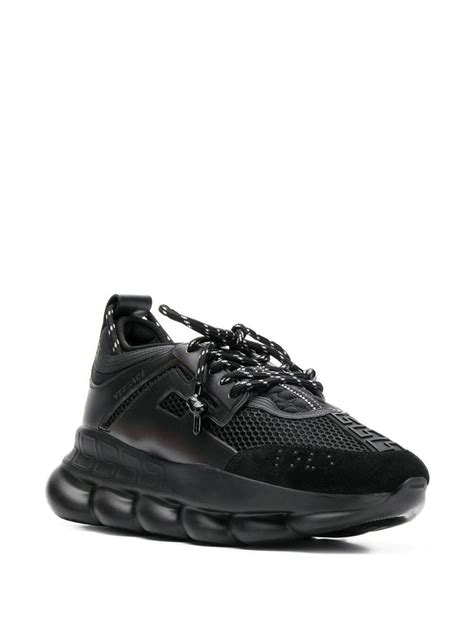 versace chain reaction nere e oro|versace chain reaction sneakers price.